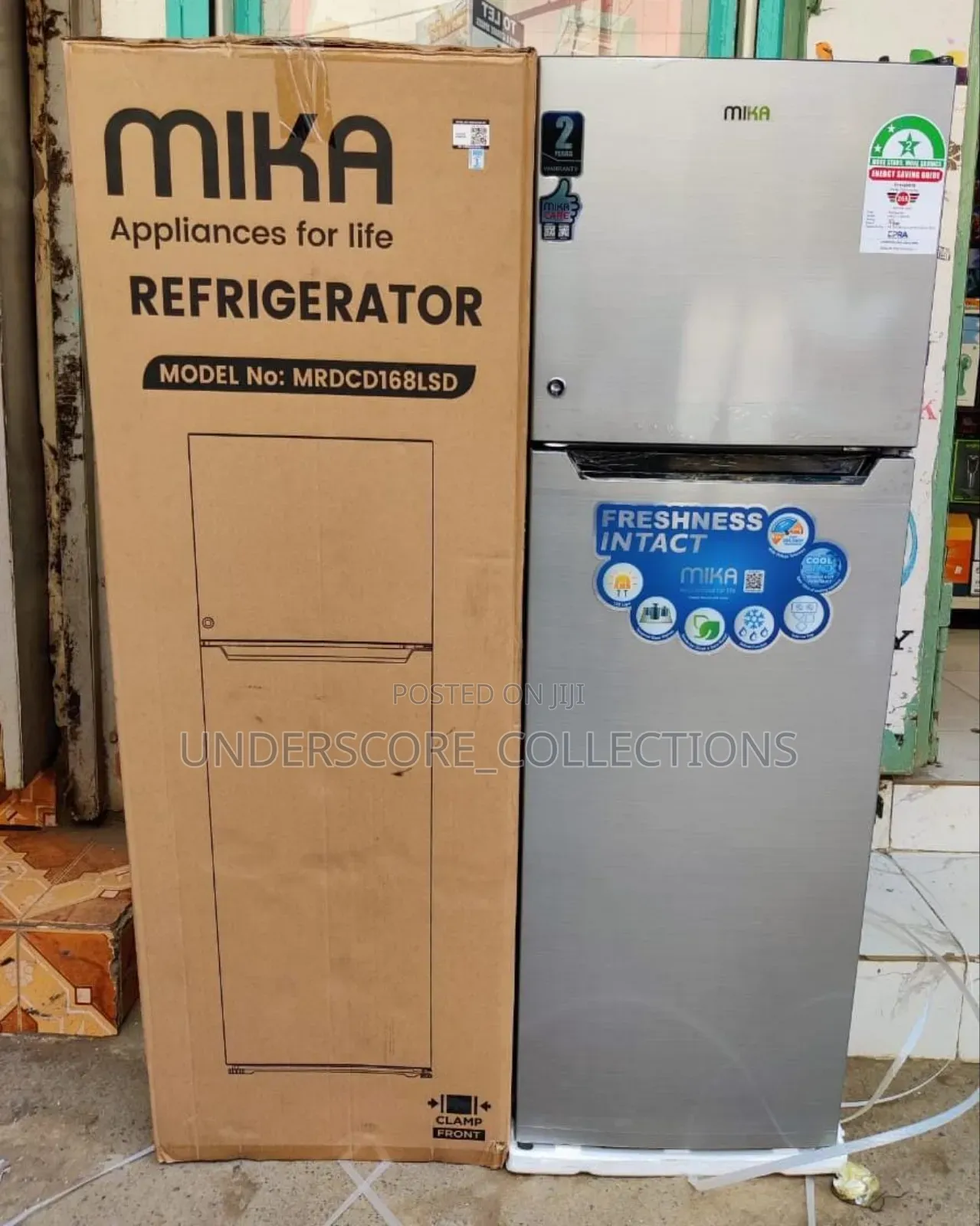 Ramtons RF/173, 2 Door Direct Cool Fridge, 128 Litres .