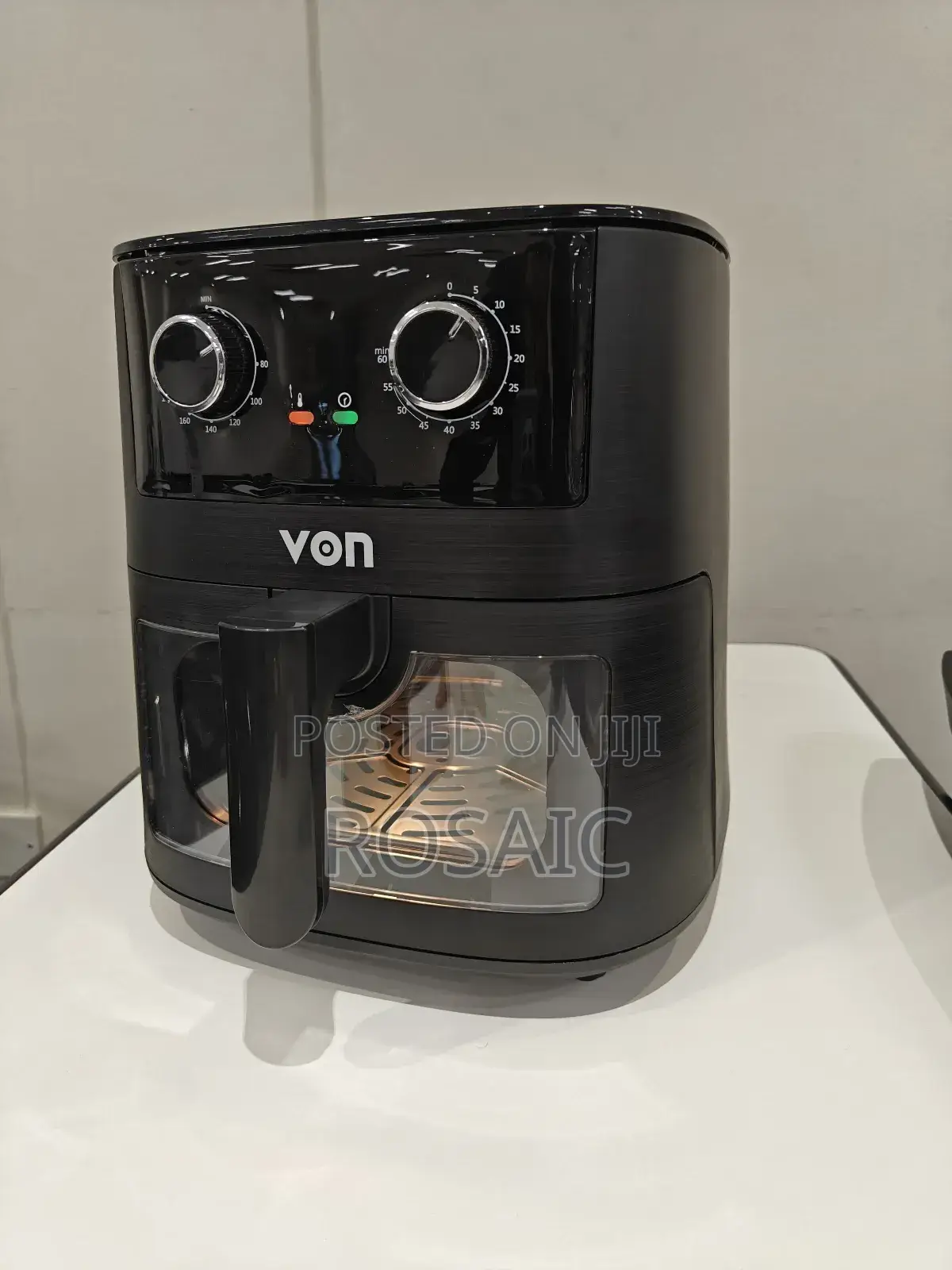 *Von Air Fryer 6.5litres Manual VAF065MCK