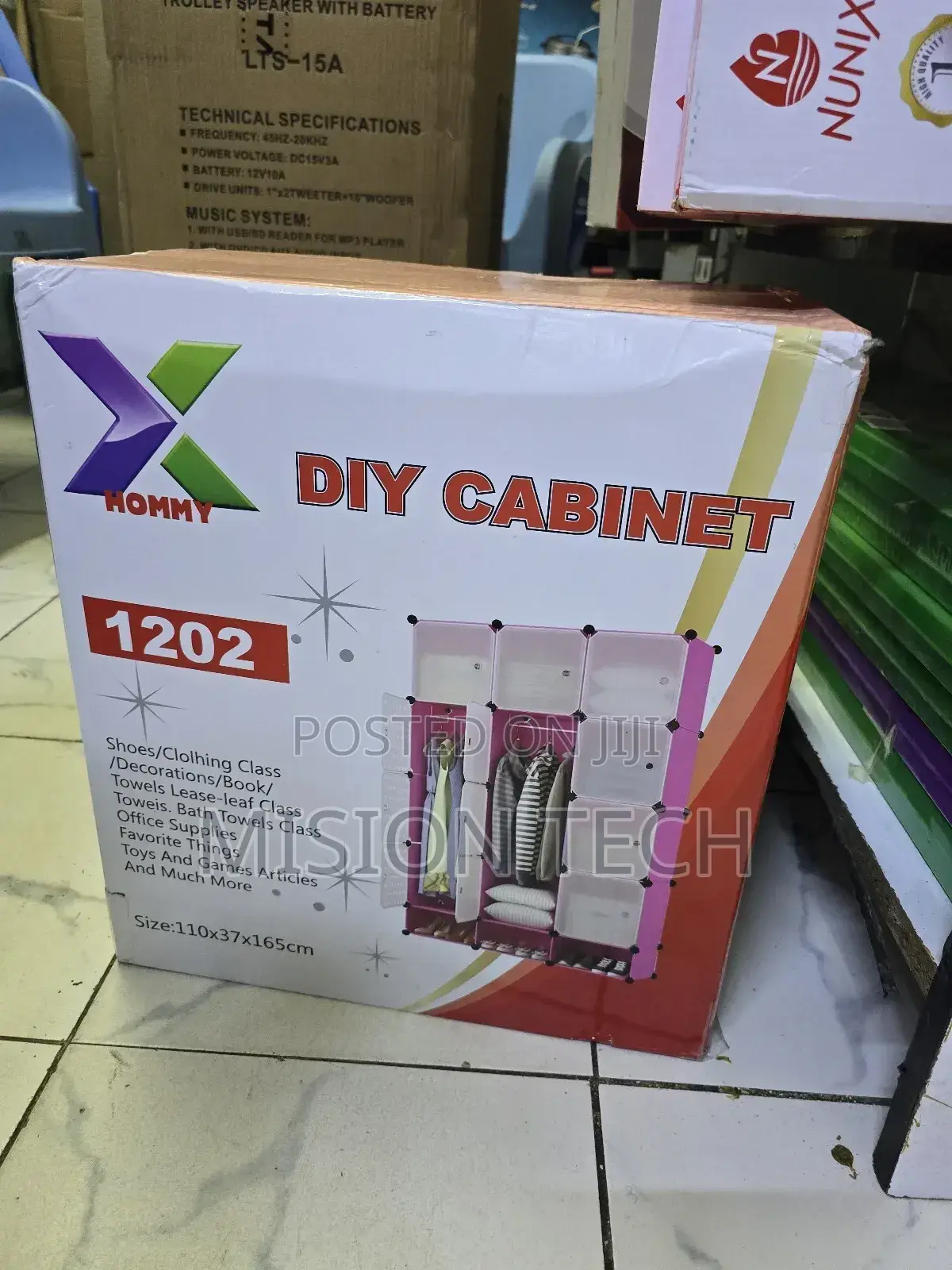TC 3 Columns Heavy Portable Plastic Wardrobes