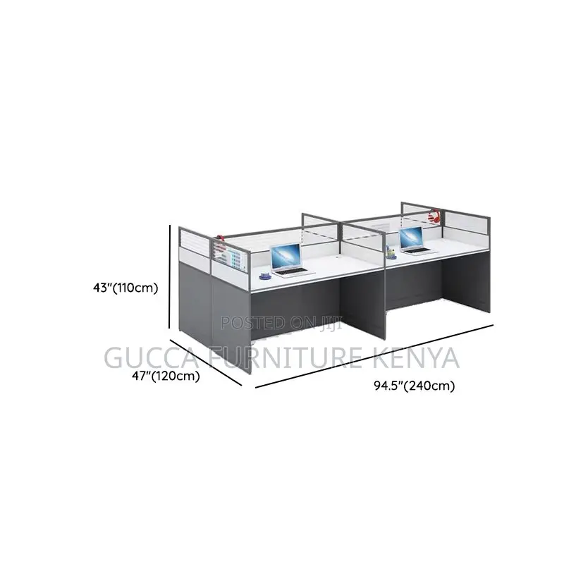 Workstation:4-Seater Modern Open View Office Workstation