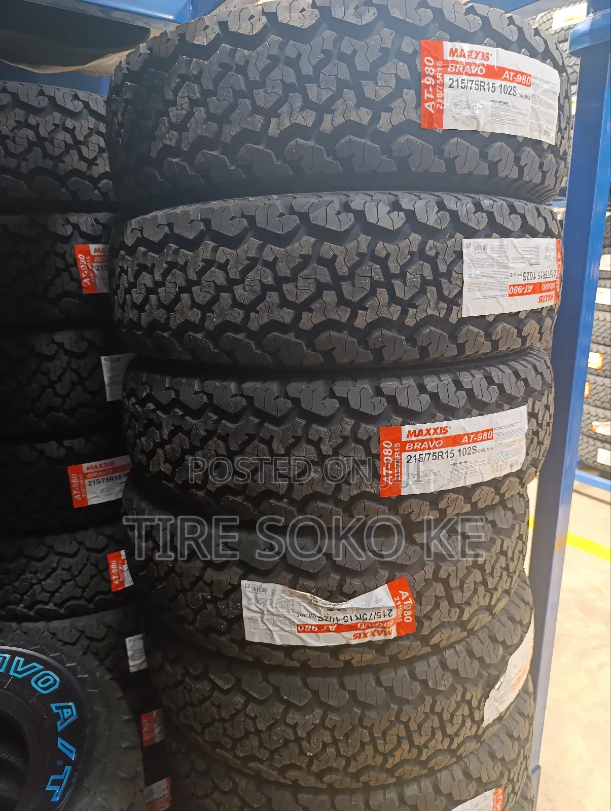 215/70r16 Maxxis Bravo A.T980 6ply