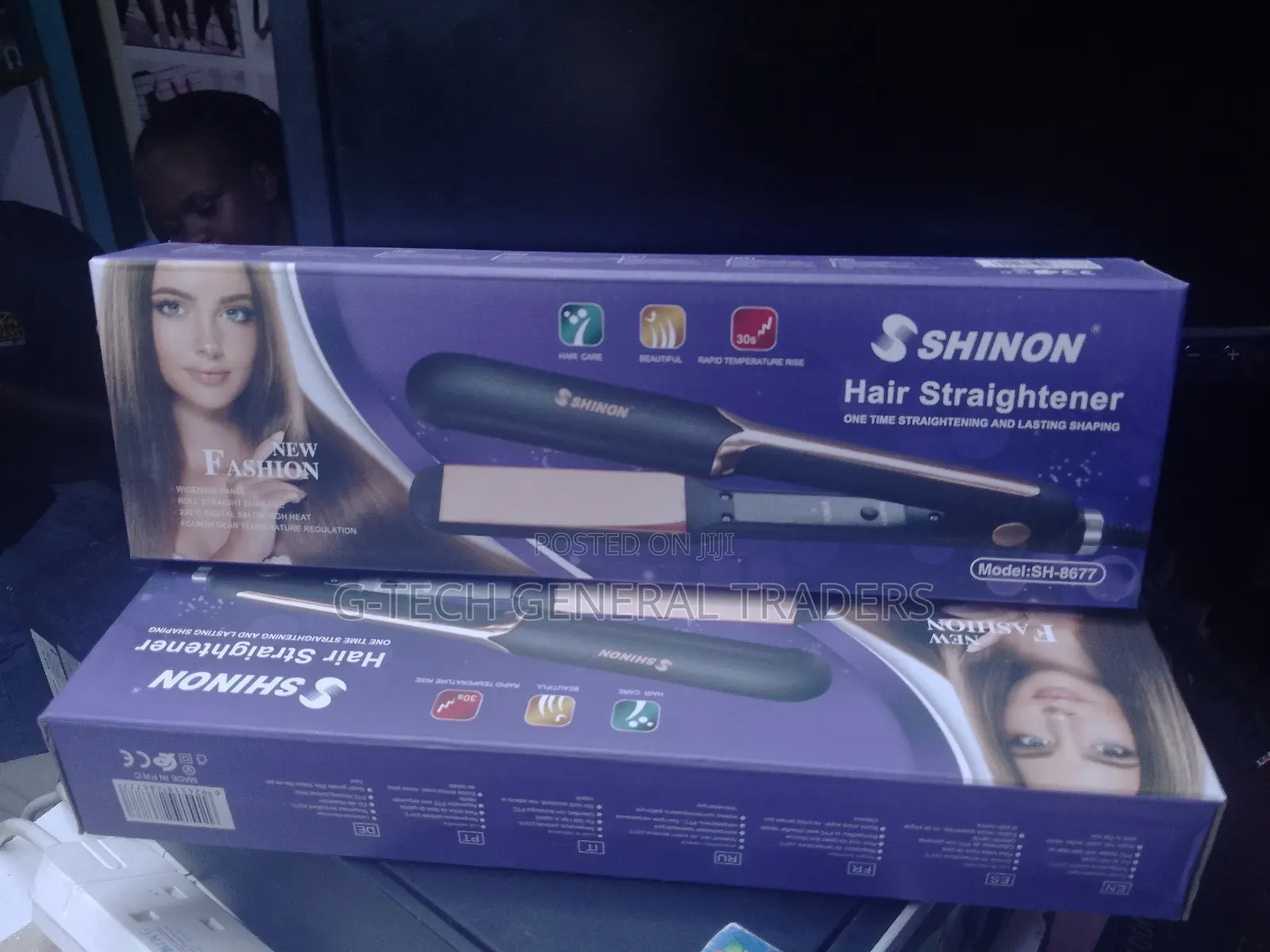 Flat Iron! Shinon Curl Electric Hair Straightener