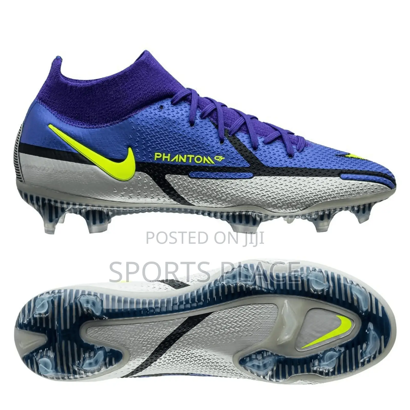 Nike Phantom GT2 Elite Football Boots Soccer Shoes - Blue M