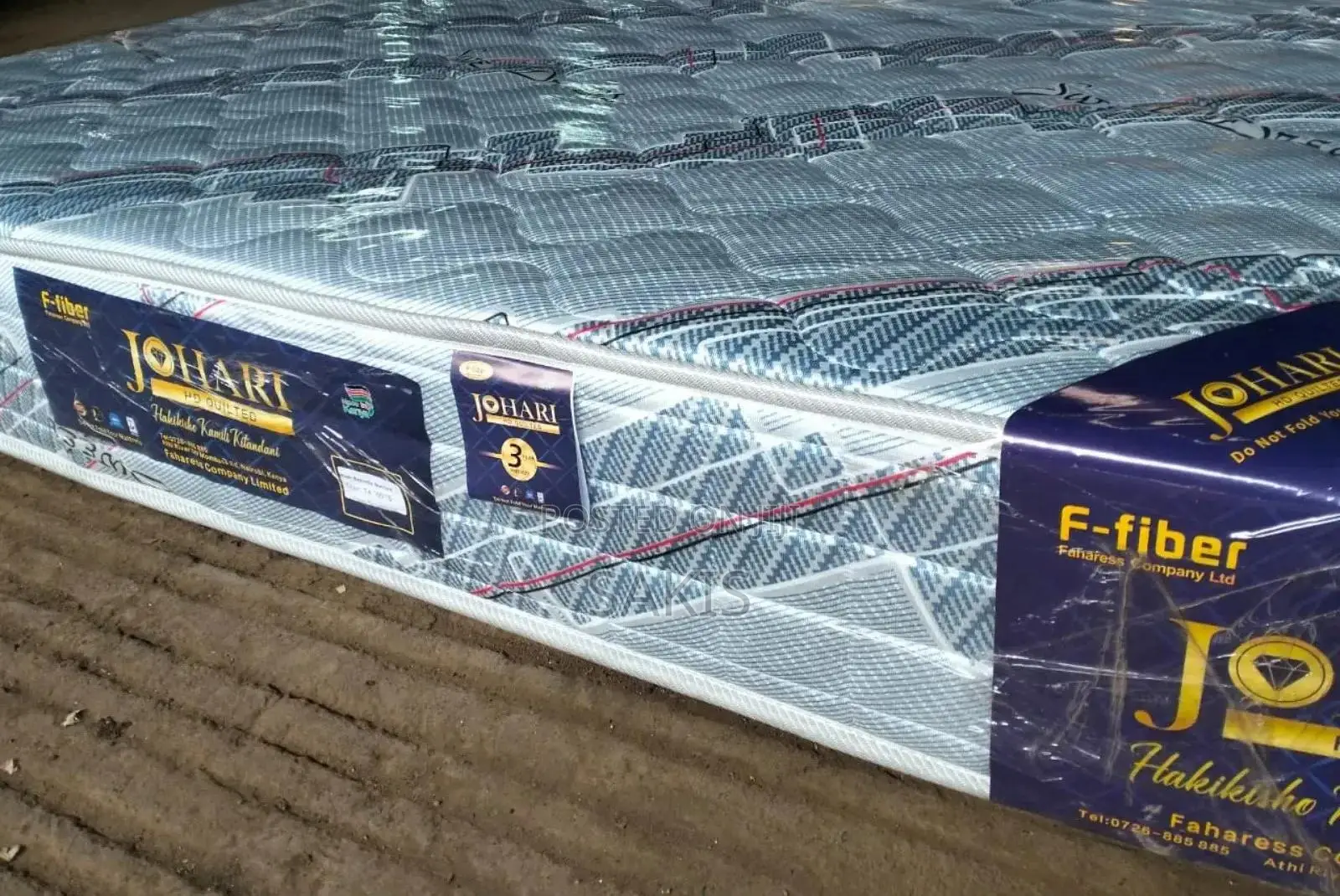 Tuendelee! Johari 6 X 6 X 8 High Density Quilted Mattresses