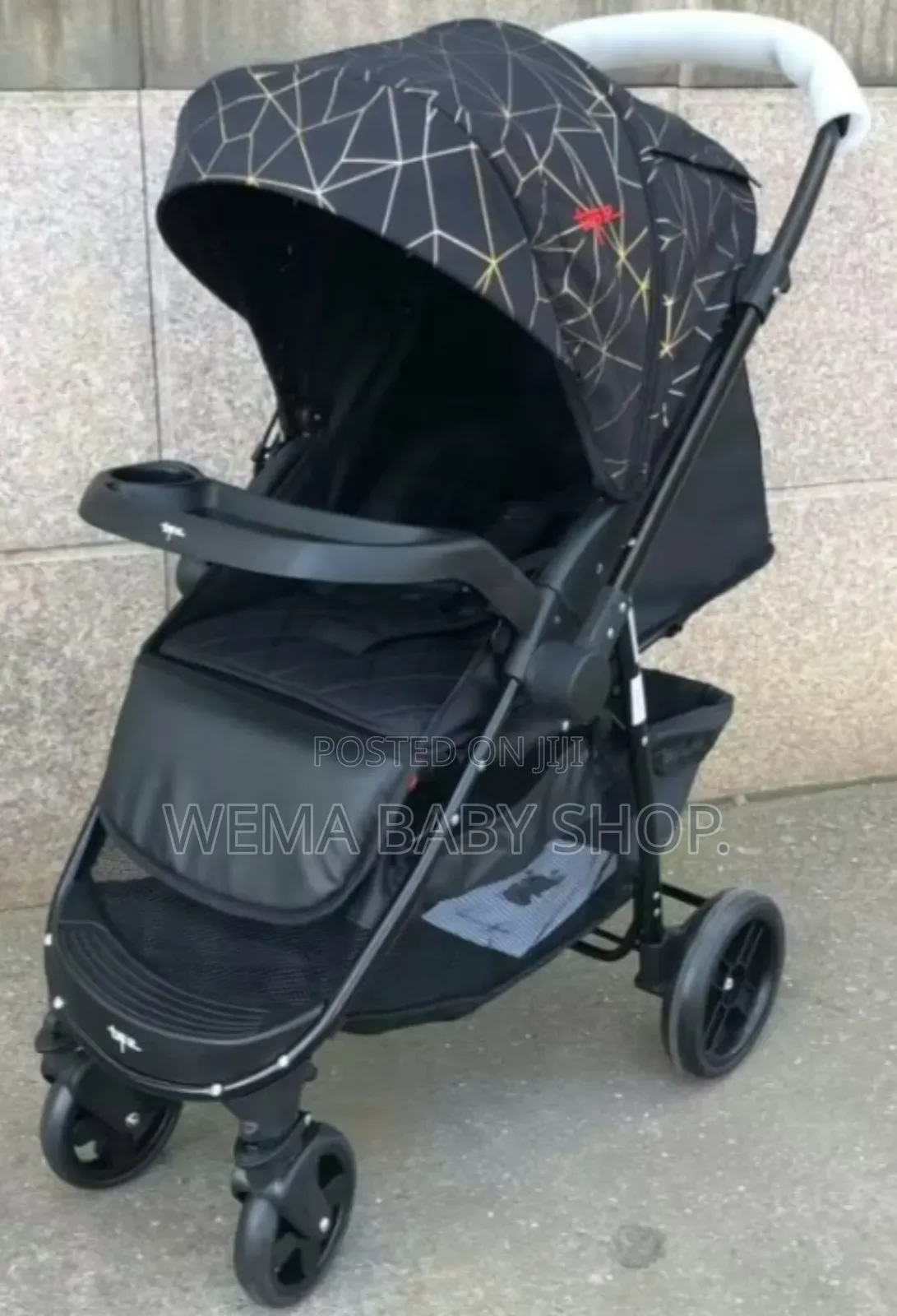 Compact Baby Stroller With Reversible Handle