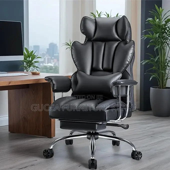 Office Chairs: Ergonomic Executive Leather Office Chair