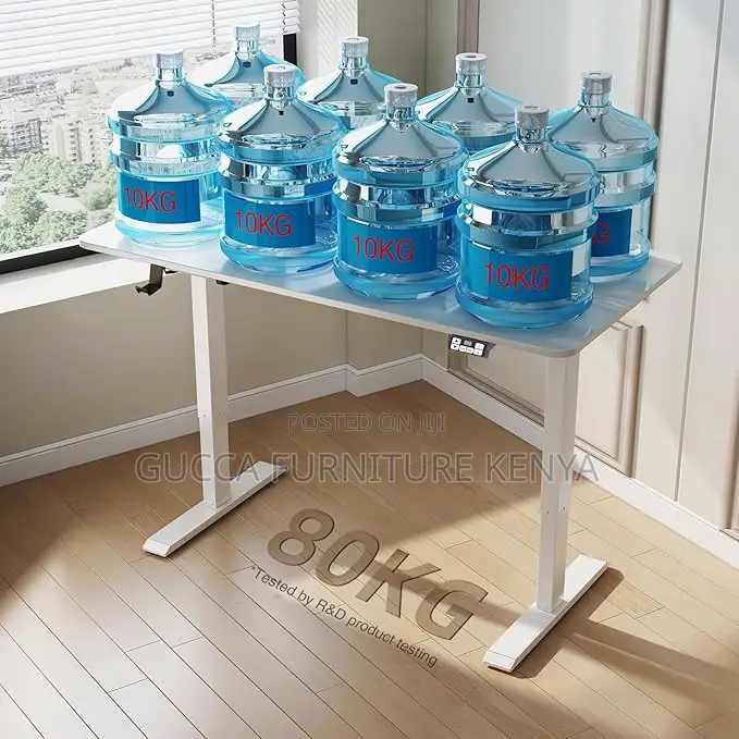 Office Tables:120cm Sit Stand Ergonomic Home Office Desk