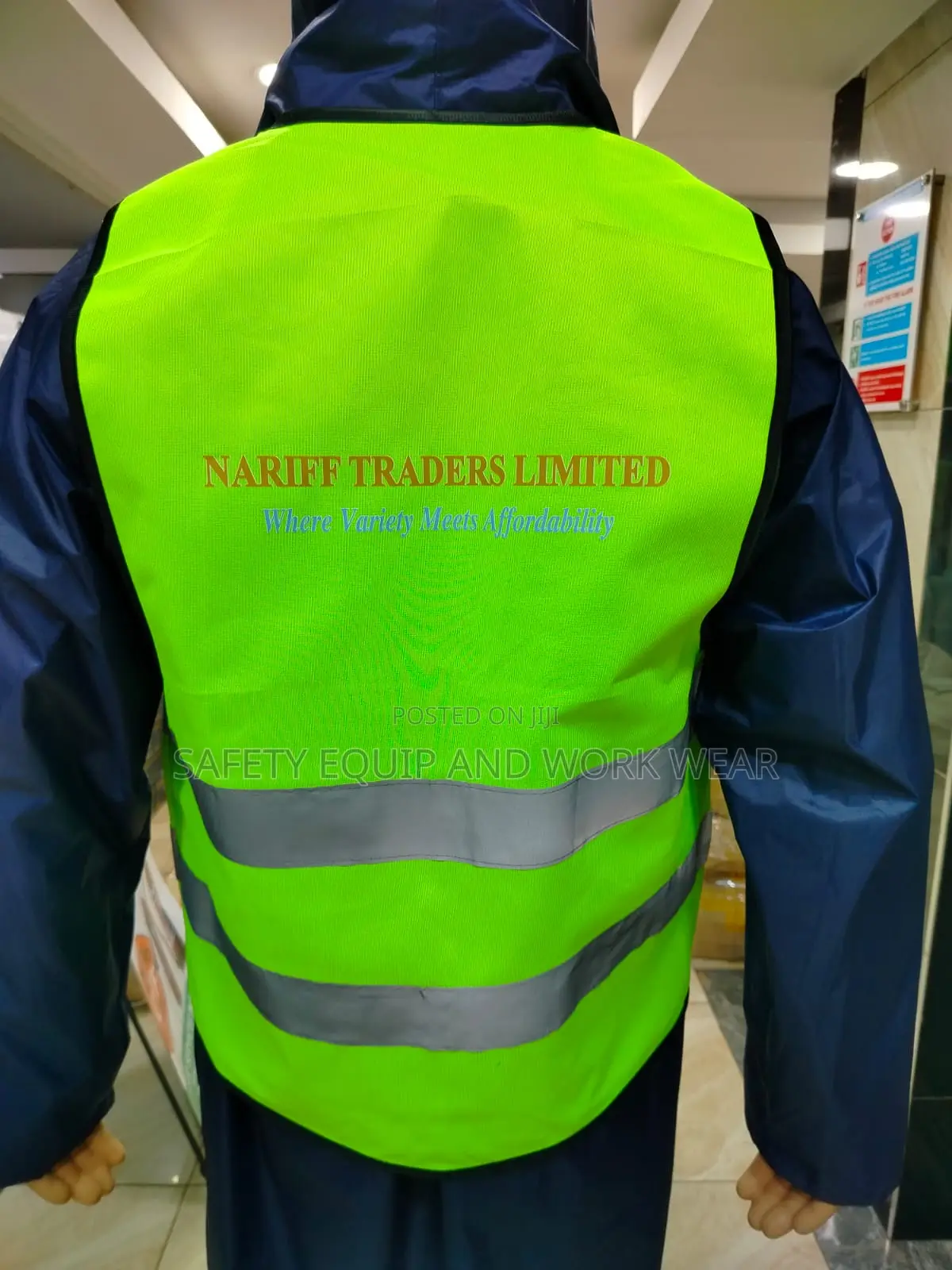 Reflective Branded Vest ANSI Class 1 Certified.