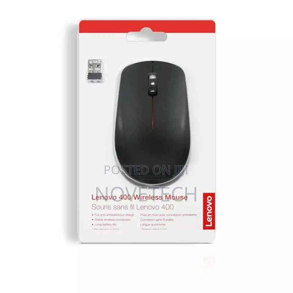 New Lenovo 400 Wireless Mouse (GY50R91293)