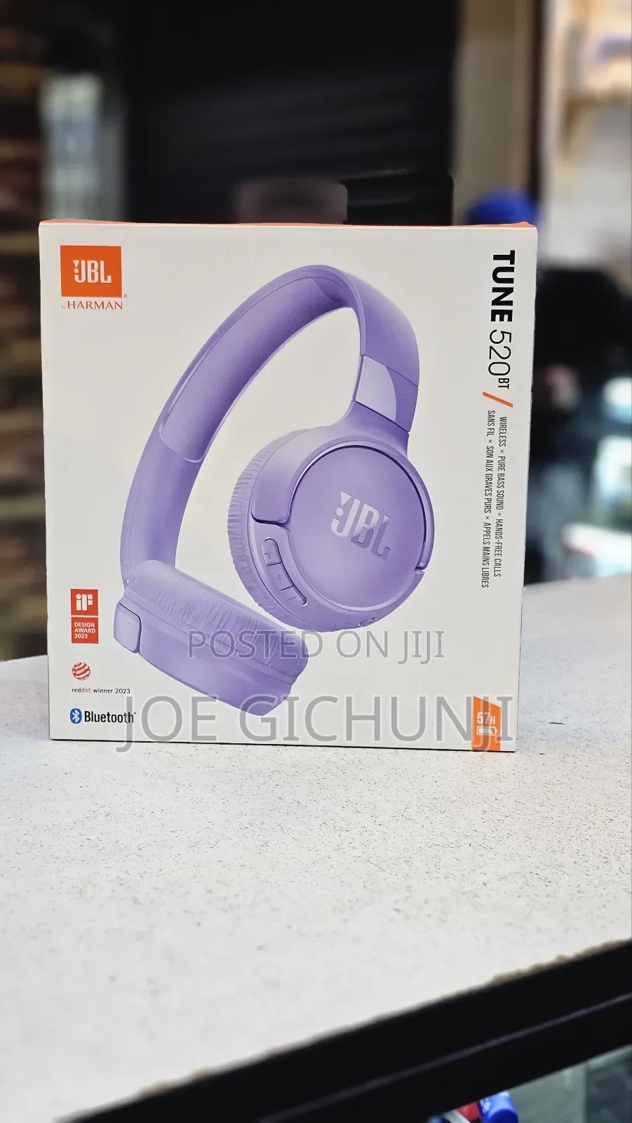 JBL Tune 520bt - Wireless on-Ear Headphones