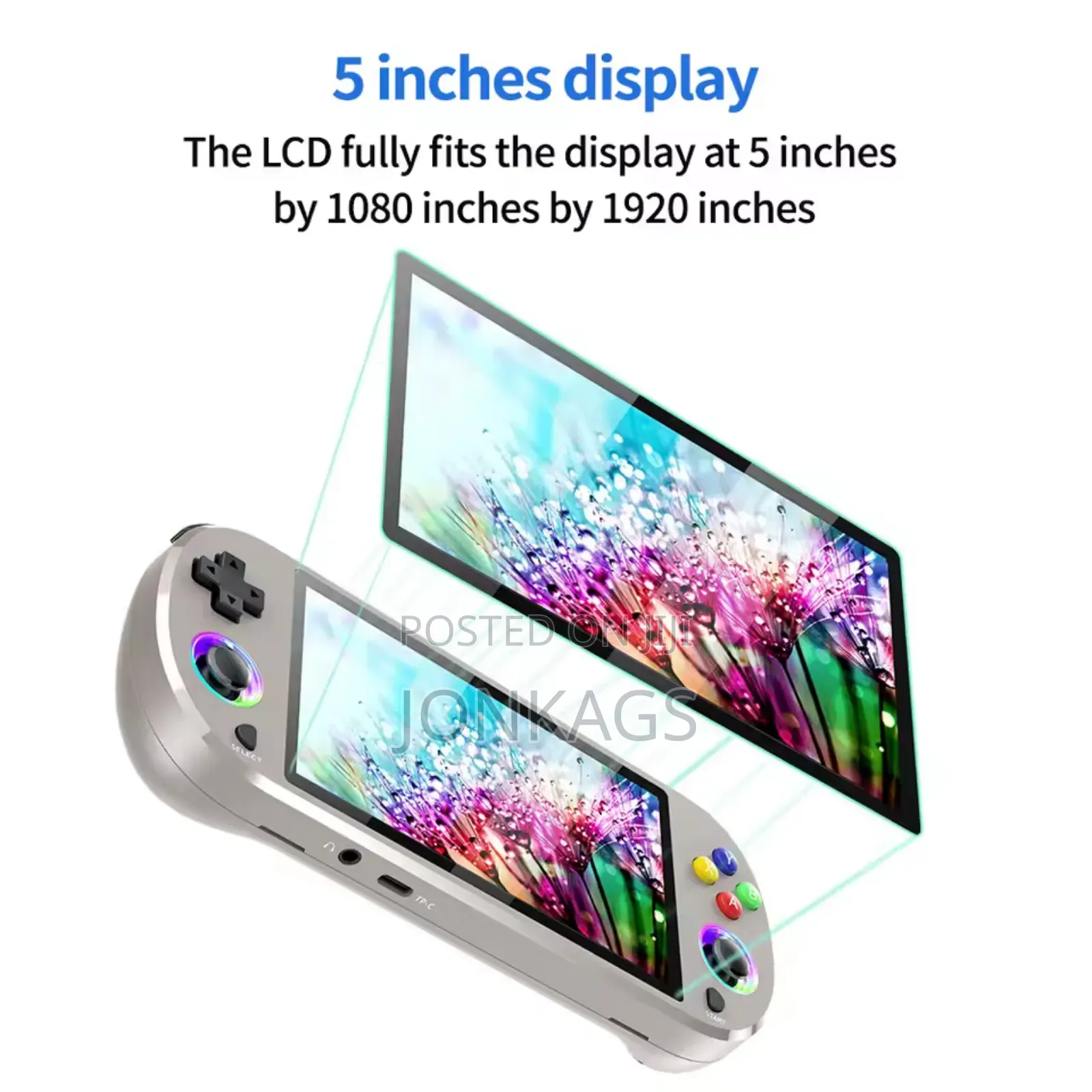 Handheld Gaming Console 5 Inch Display Games