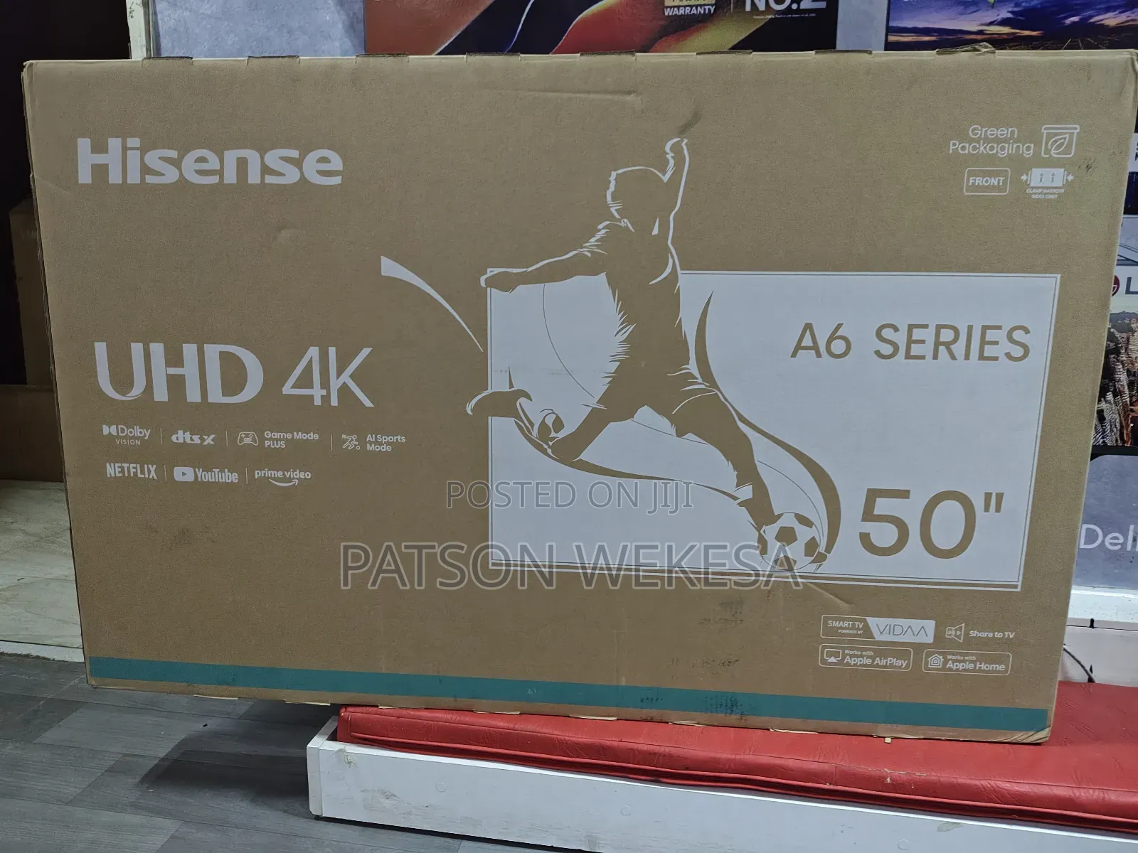 Hisense 50 Inch Smart Uhd Frameless Tv 50a4n (2024 Model)