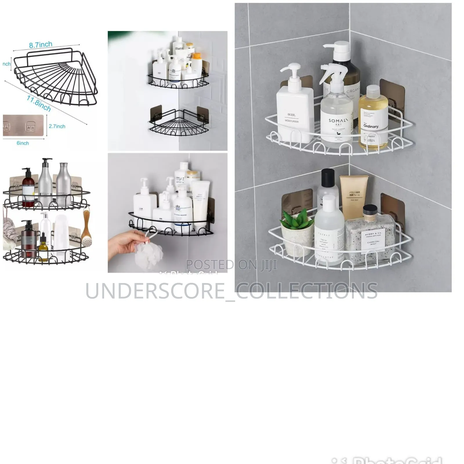 Triangular Storage Bracket. Best for Your Bathroom.