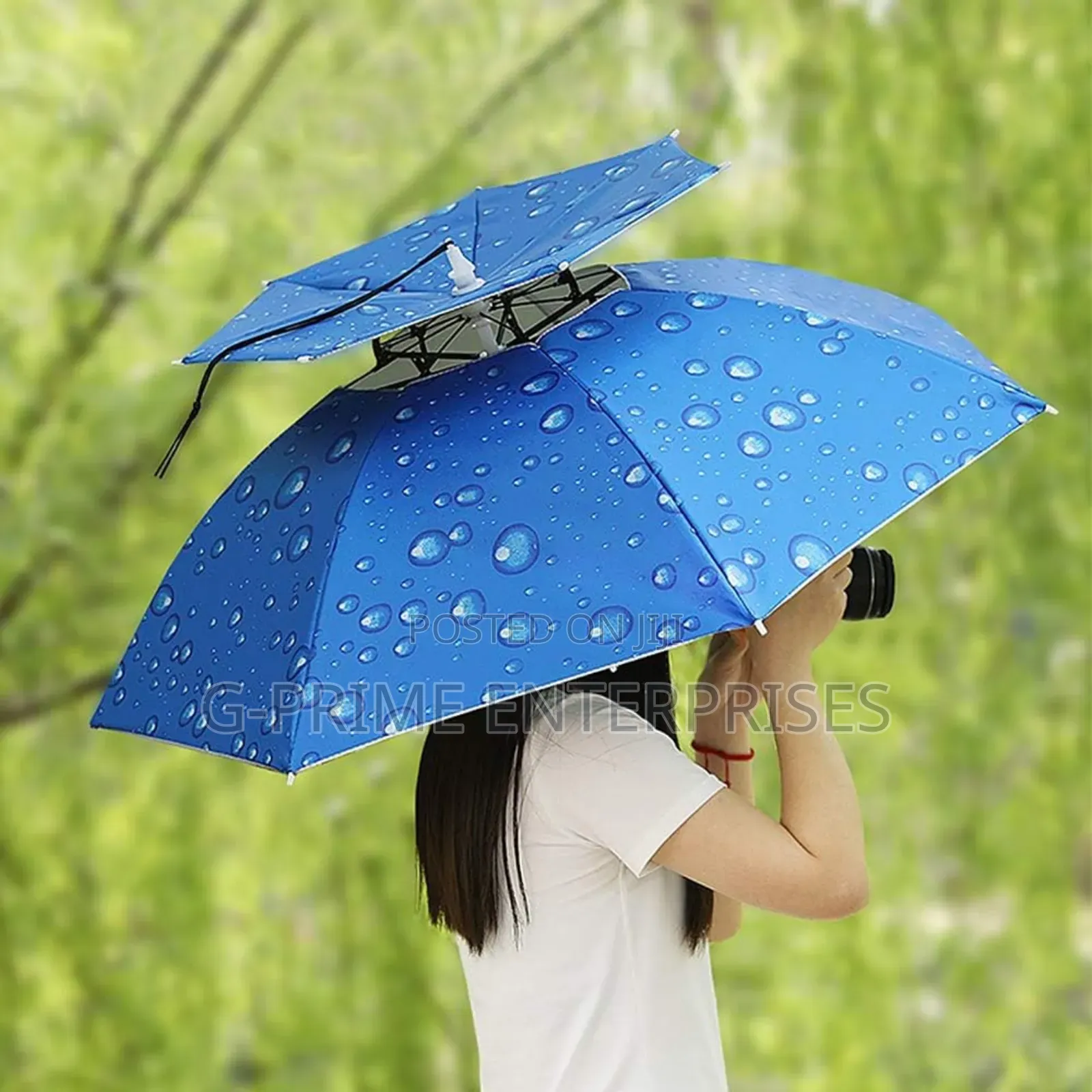 Double Layer Umbrella Hat