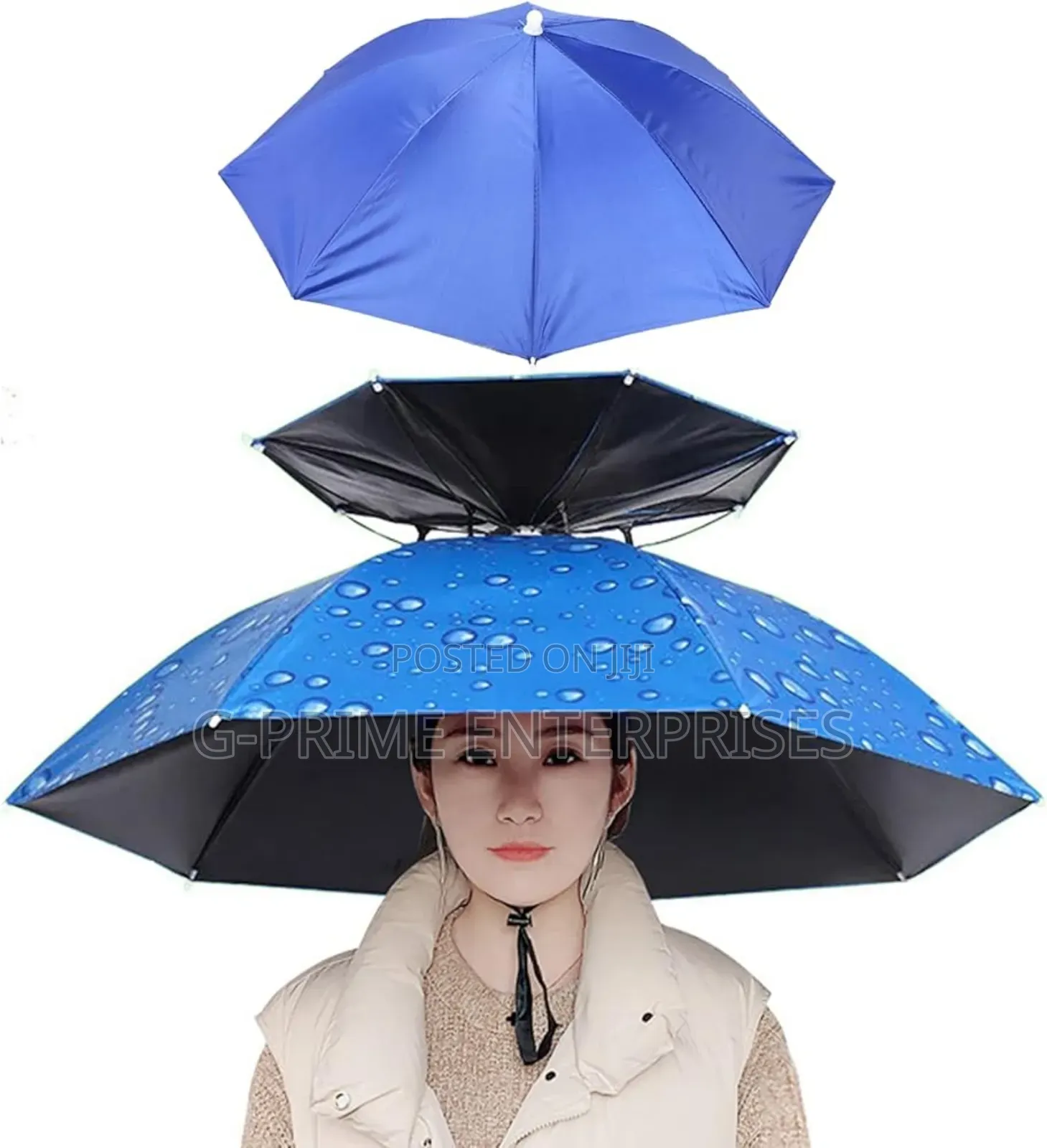 Double Layer Umbrella Hat