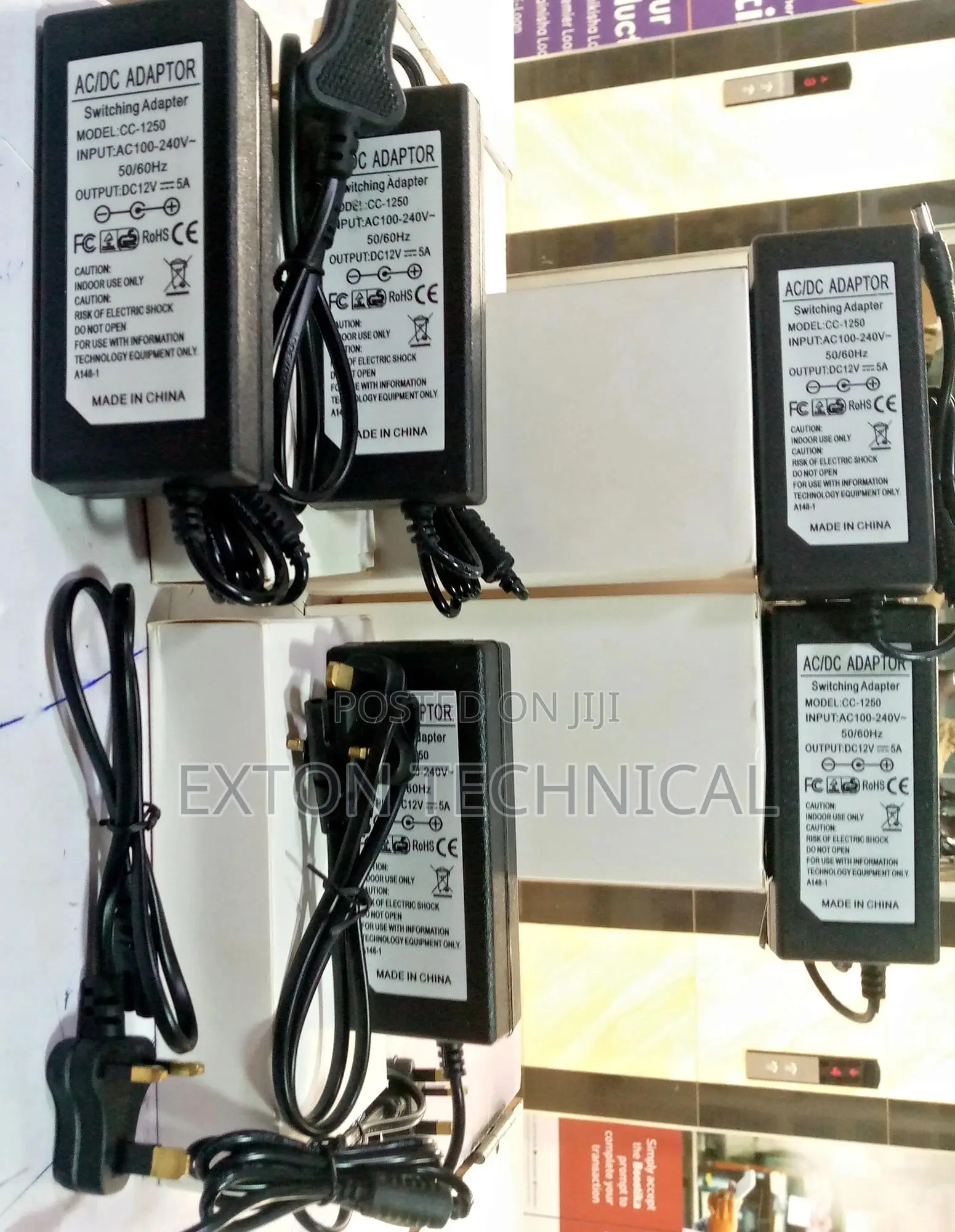 12v 5a 60w AC DC Adapter 12V 5A Switching Power Adapter
