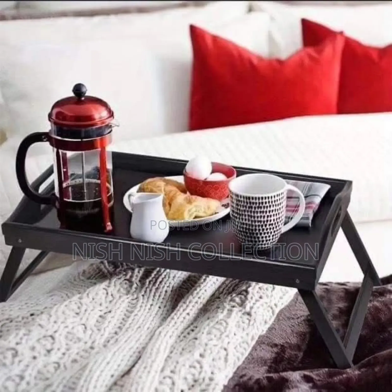 High Quality Black Foldable Breakfast in Bed Tray