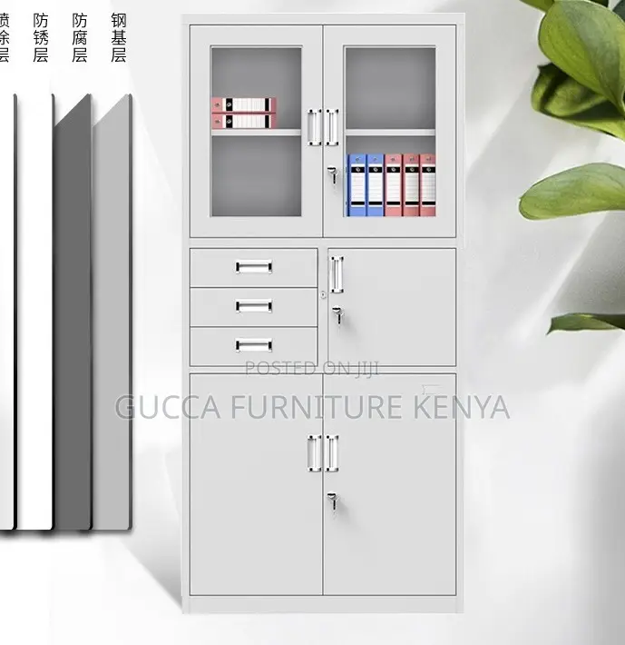 Cabinets: 2-Door Steel Storage Data Cabinet With Safe