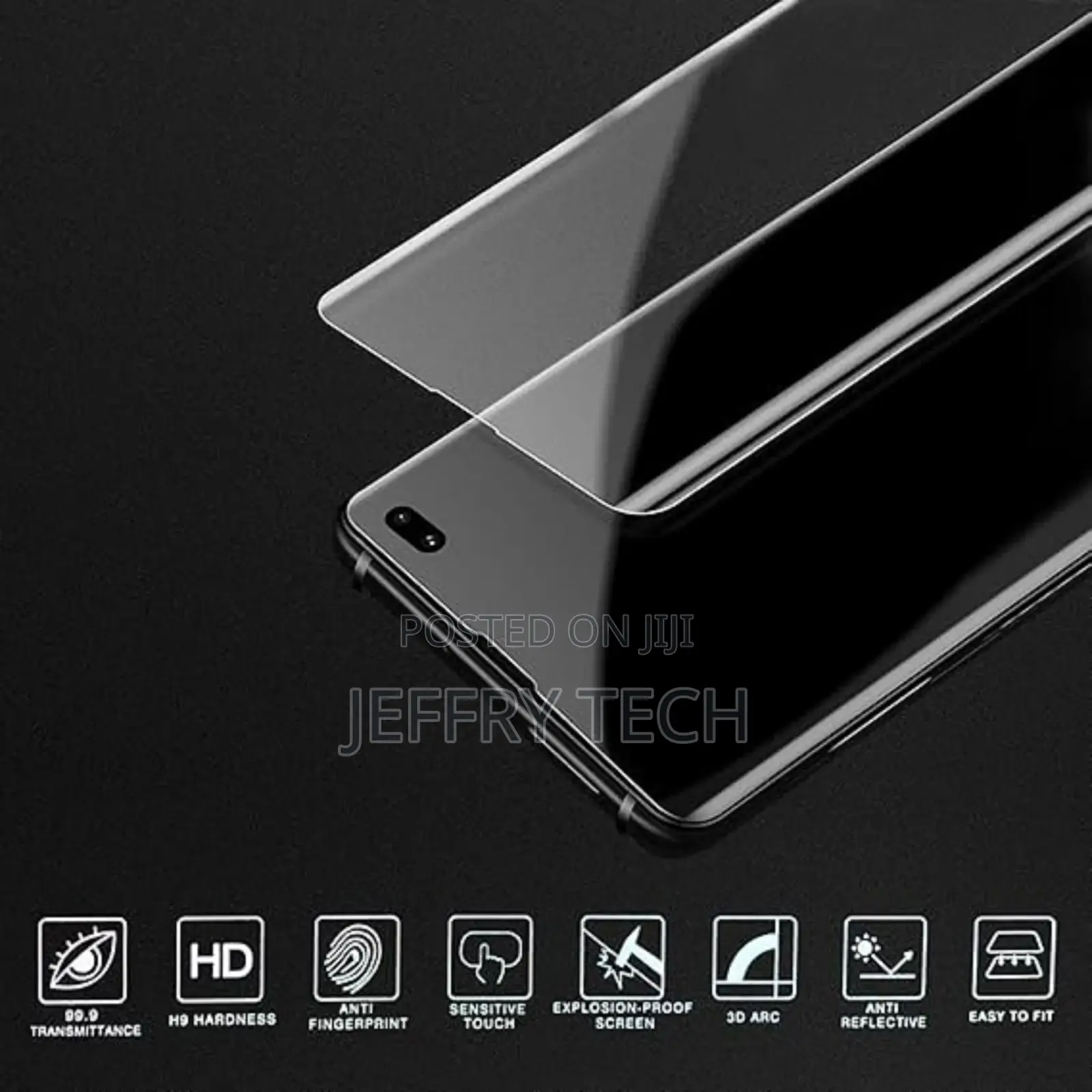 Full Glue Glass Screen Protector for Samsung Galaxy S10 Plus