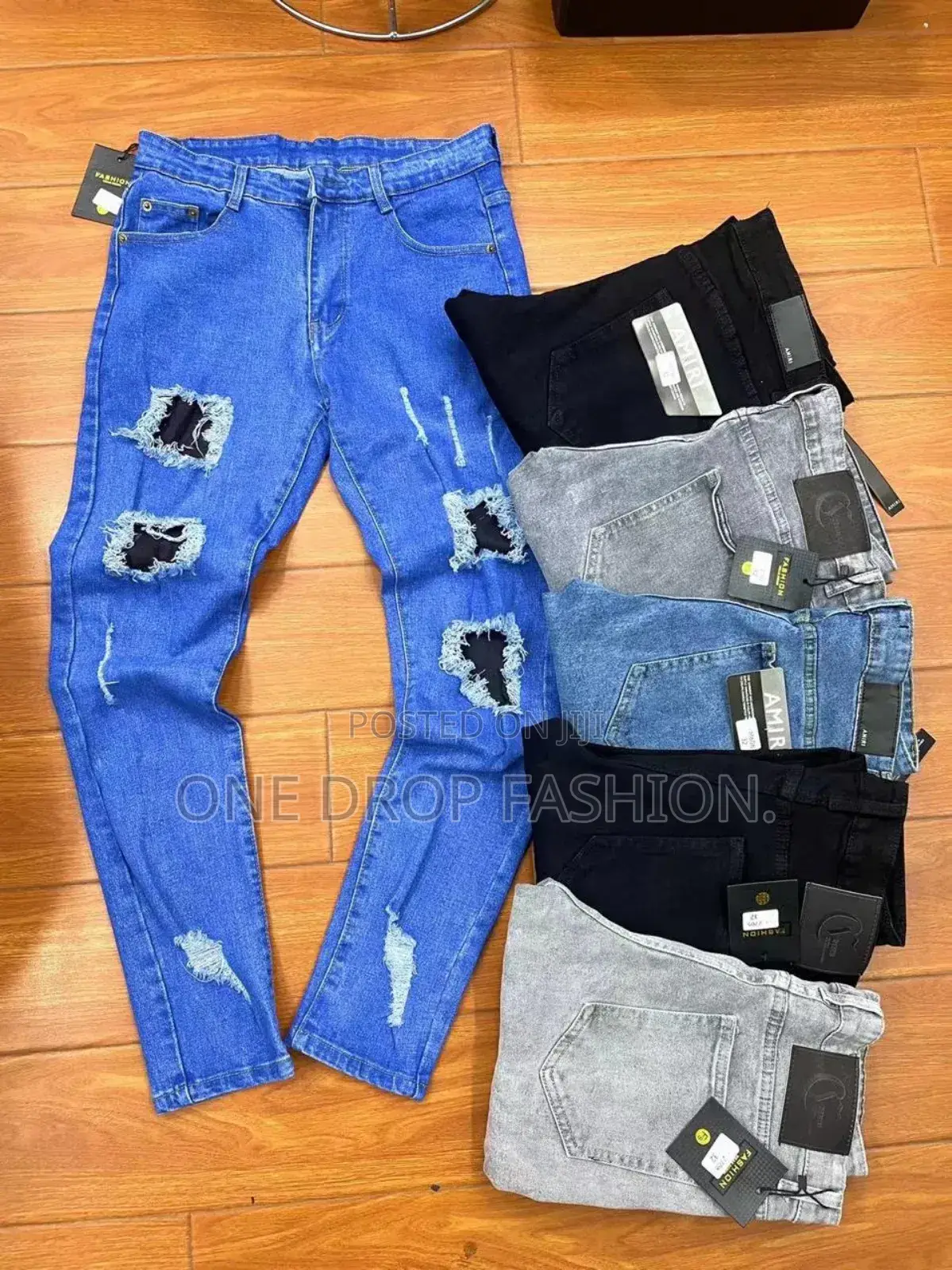 Fashion Rugged/Slim Fit Jeans