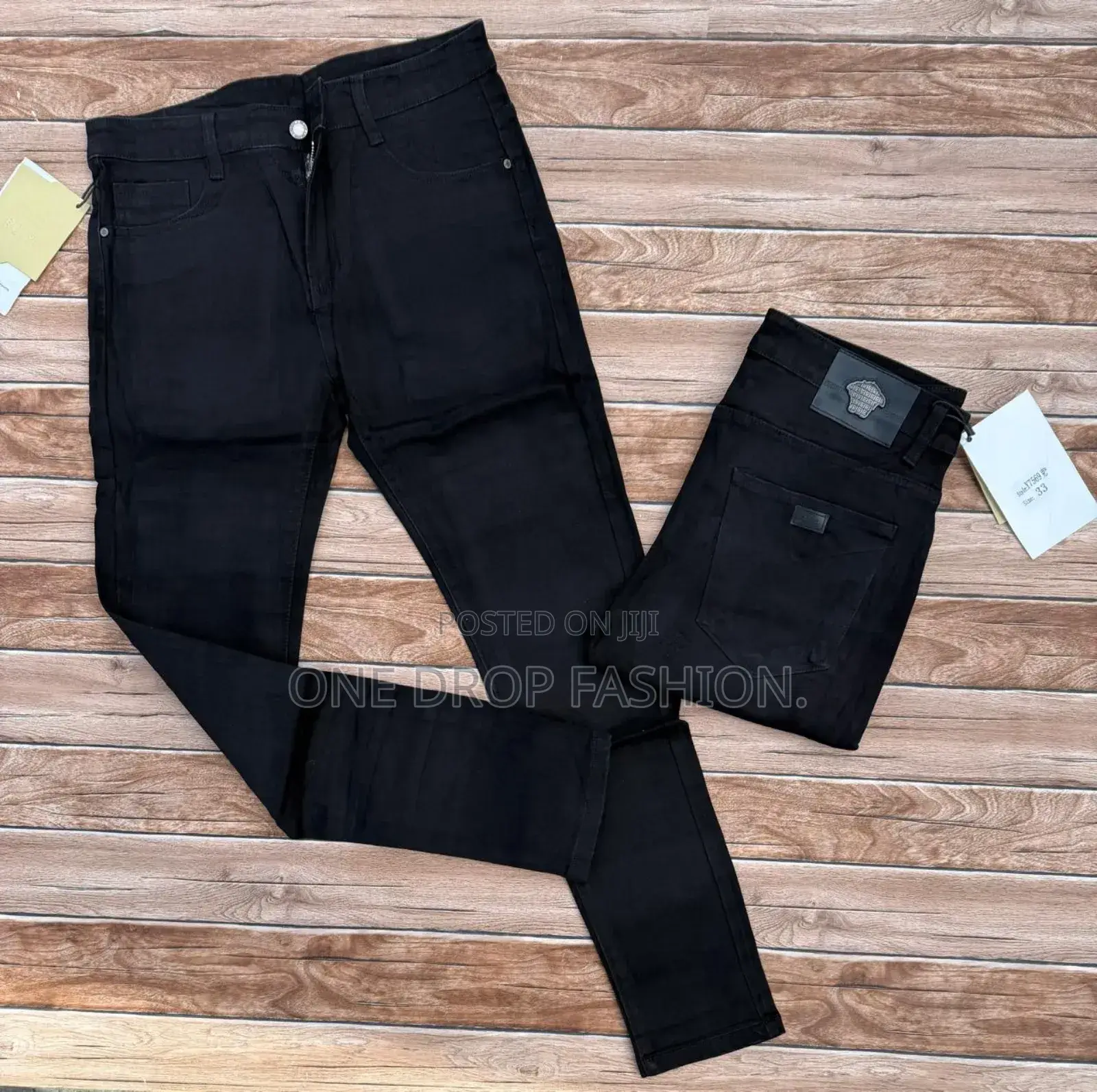 Plain Black Jeans
