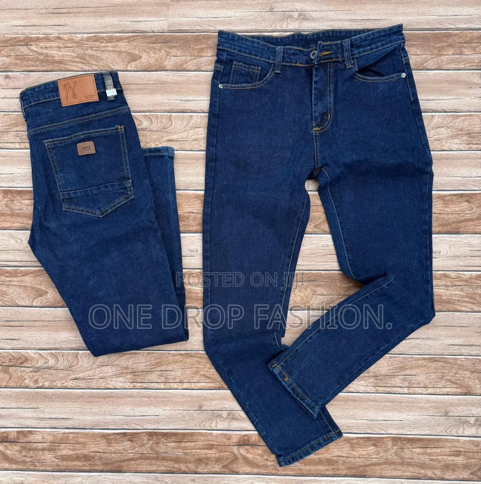 Slim Fit Blue Jeans