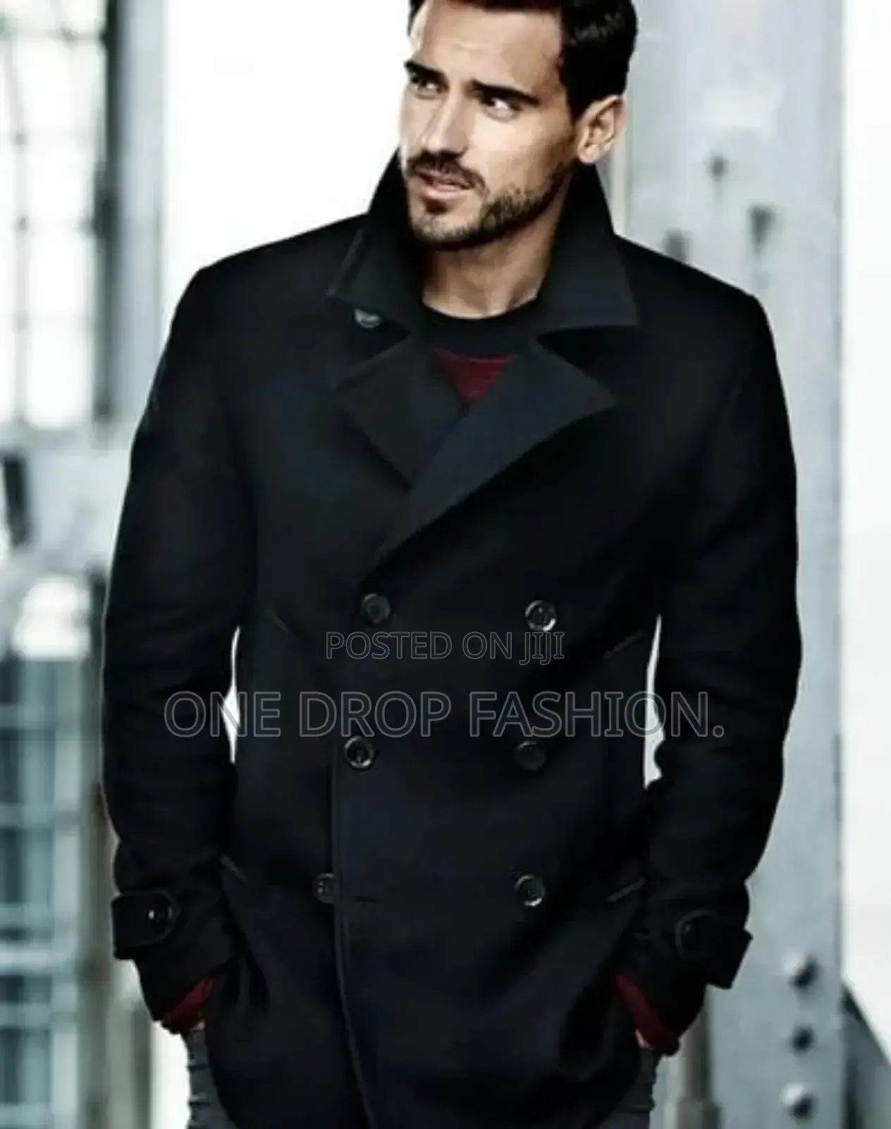 Men Double Breasted Trench Coats