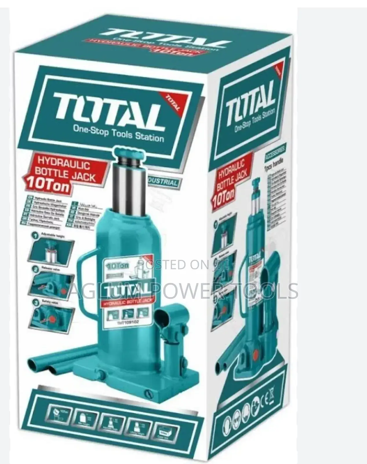 Total 10 Ton Bottle Jack