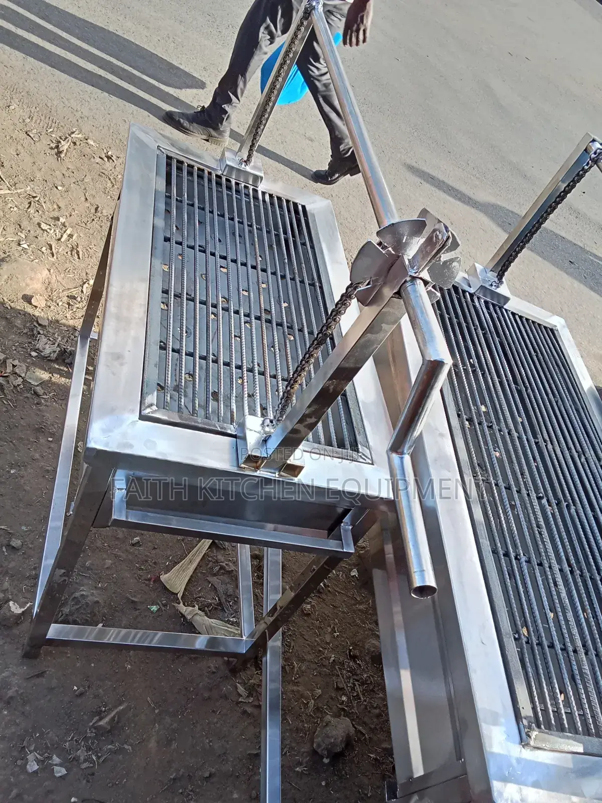 Stainless Steel Charcoal Grill