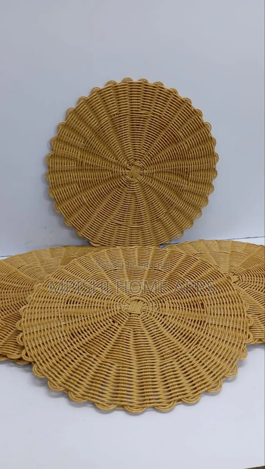 6pcs Rattan Table Mat