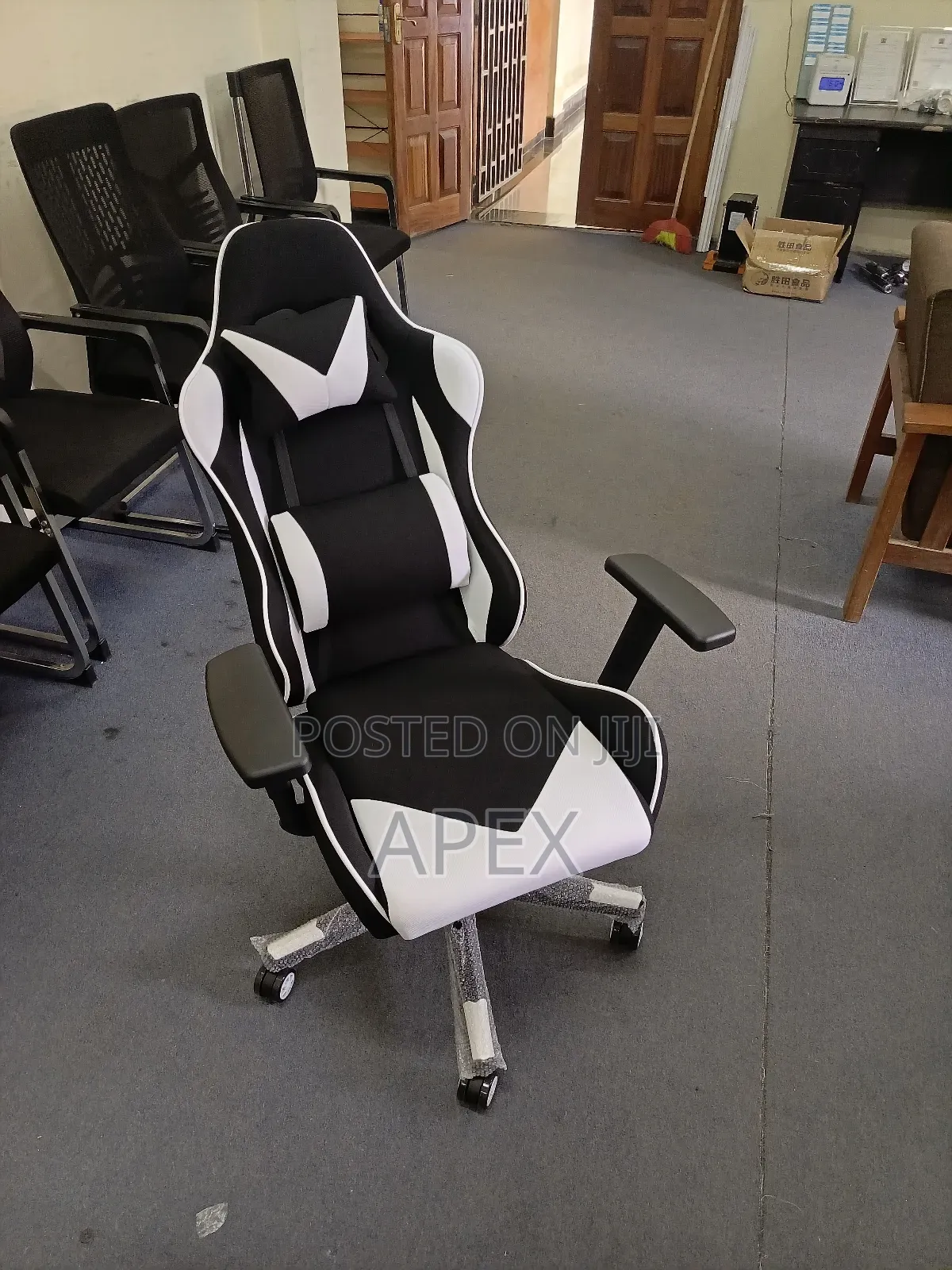 Black and White Gaming Chair