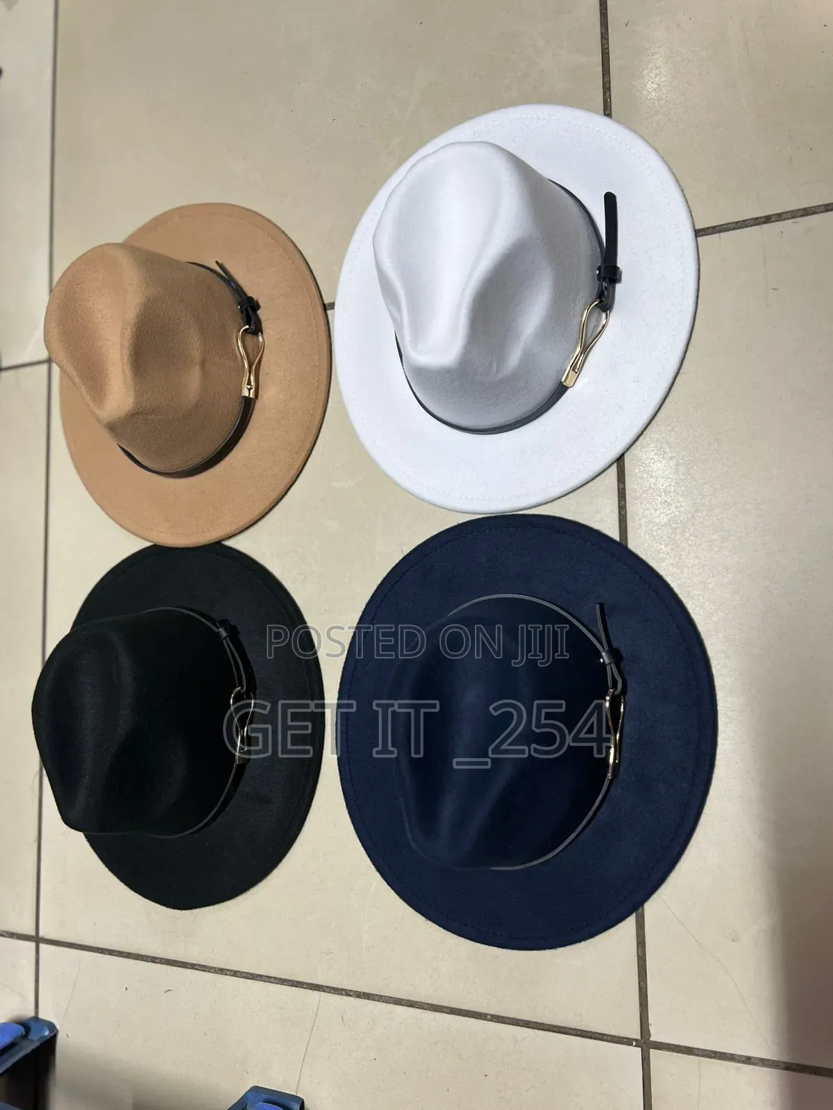 Unisex Wide Brim Fedora Hats