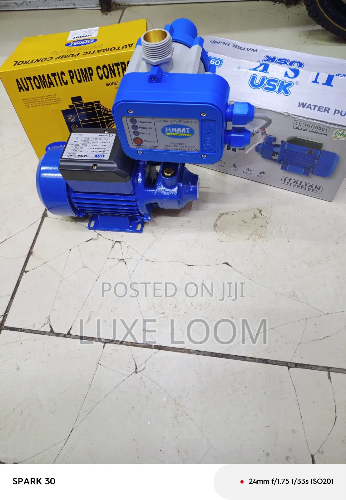 Usk Water Pump With Pump Controller