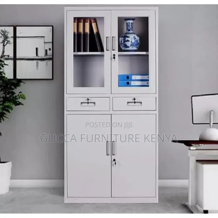 Cabinets: Steel Cabinet With Two Lockable Center Drawers