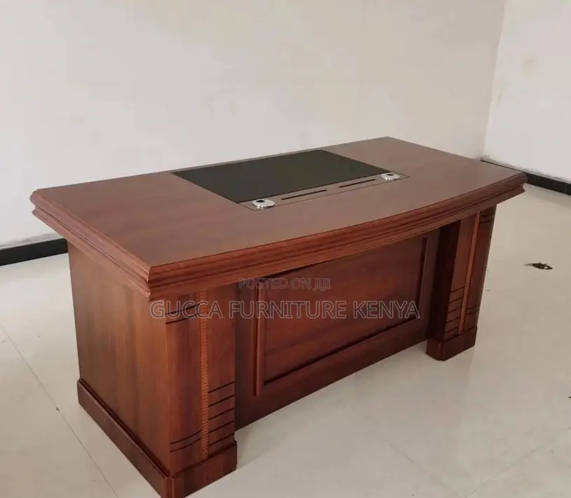 Office Tables:1600mm Executive Wooden Reception Boss Desk
