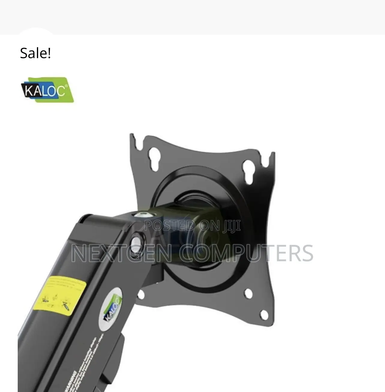 KALOC DS110-2 Aluminum Dual-Monitor Arm Desk Stand