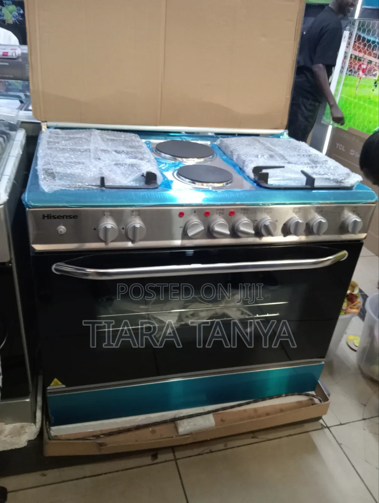 Hihisense 4 Gas+2 Electric Plate HF942GEES Cooker,90cm”60cm
