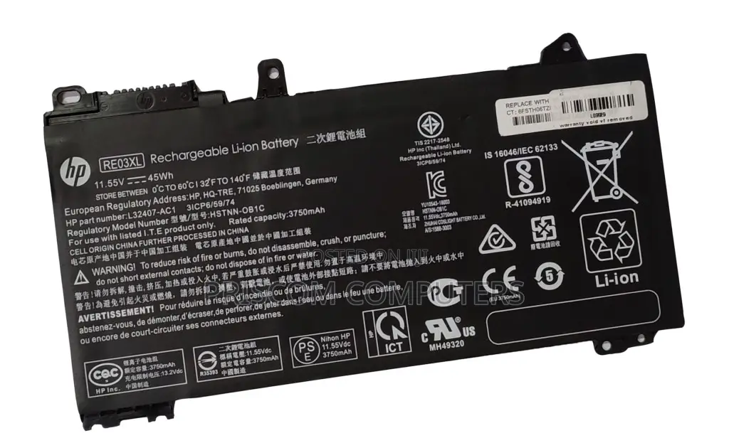 HP Probook 430 440 445 450 G6 430 440 445 450 G7 Battery