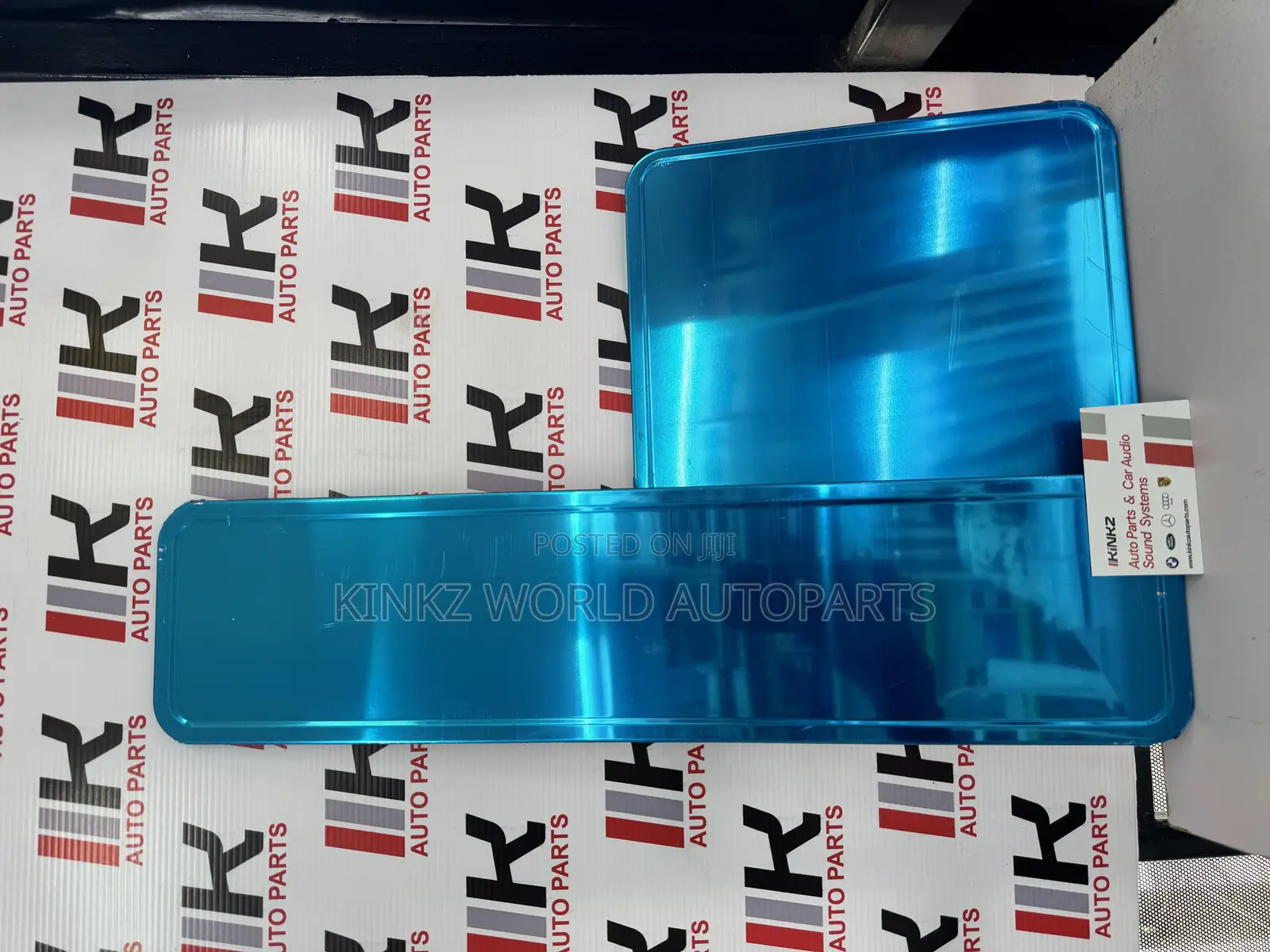 New Generation Number Plate Holder Steel Alluminium Pair