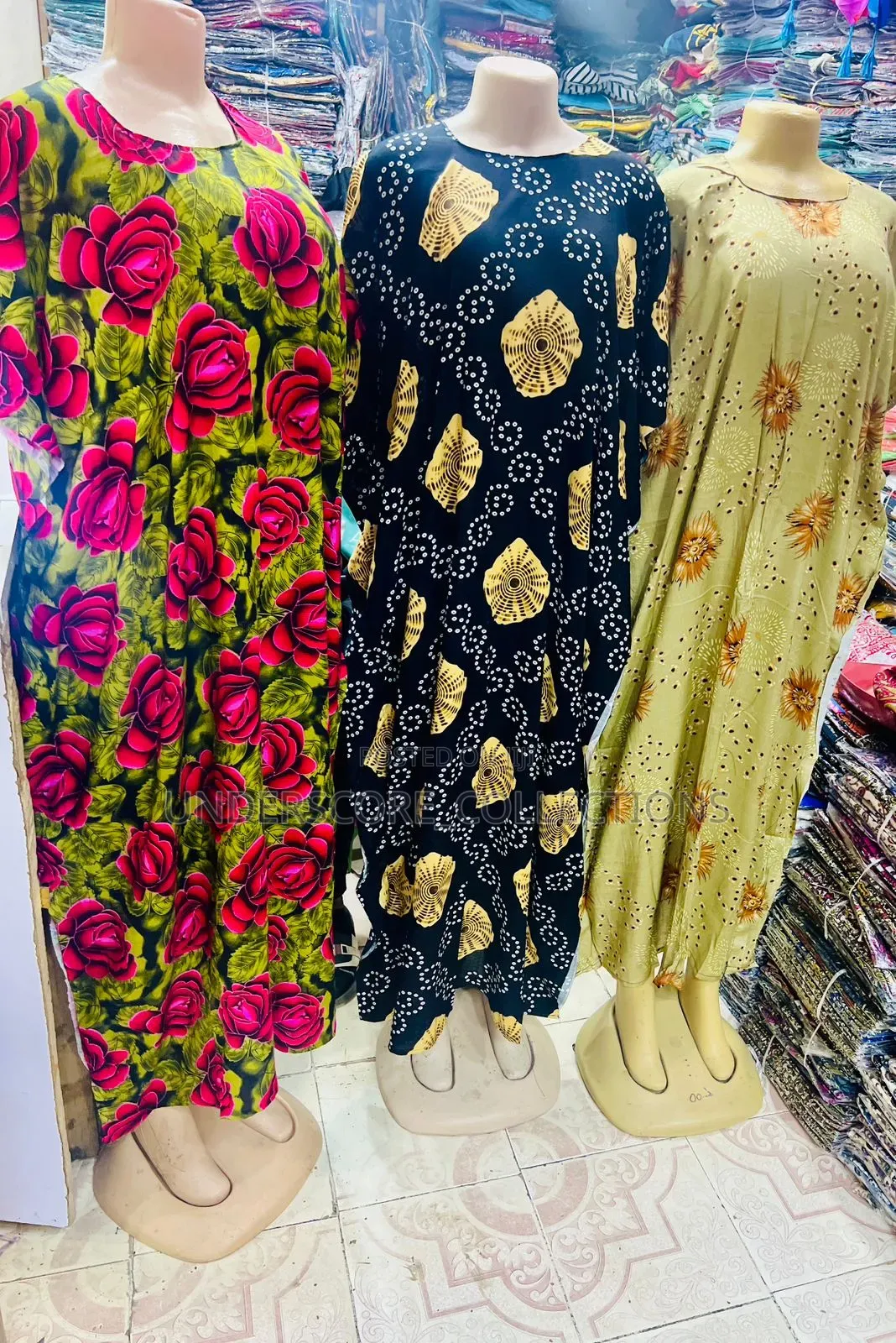Very Beautiful Free Size Flowered Deras.