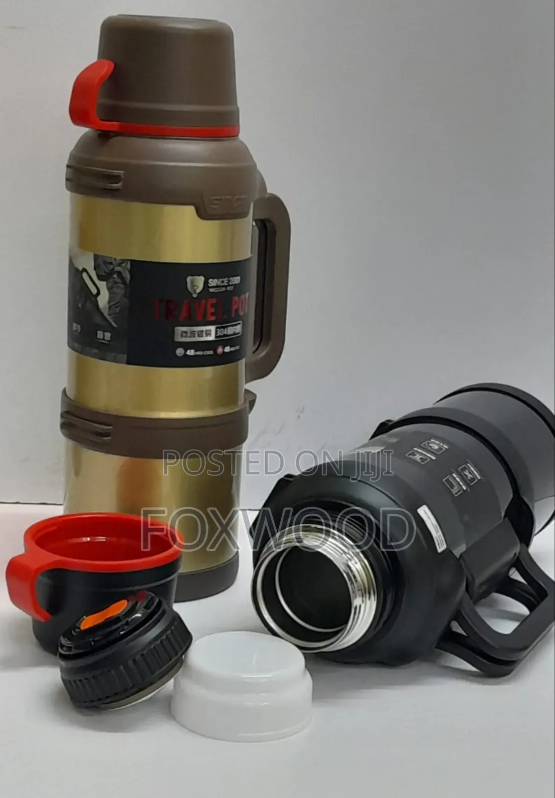 Double Vacuum Stainless Steel Travel Thermos 3600ml 
