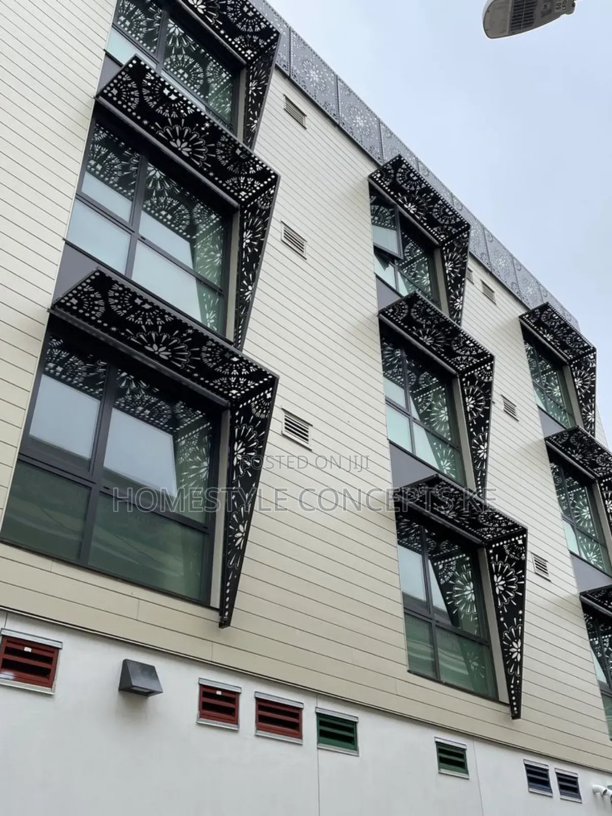 ACP Aluco Facade Jaali CNC Powder Coated Claddings