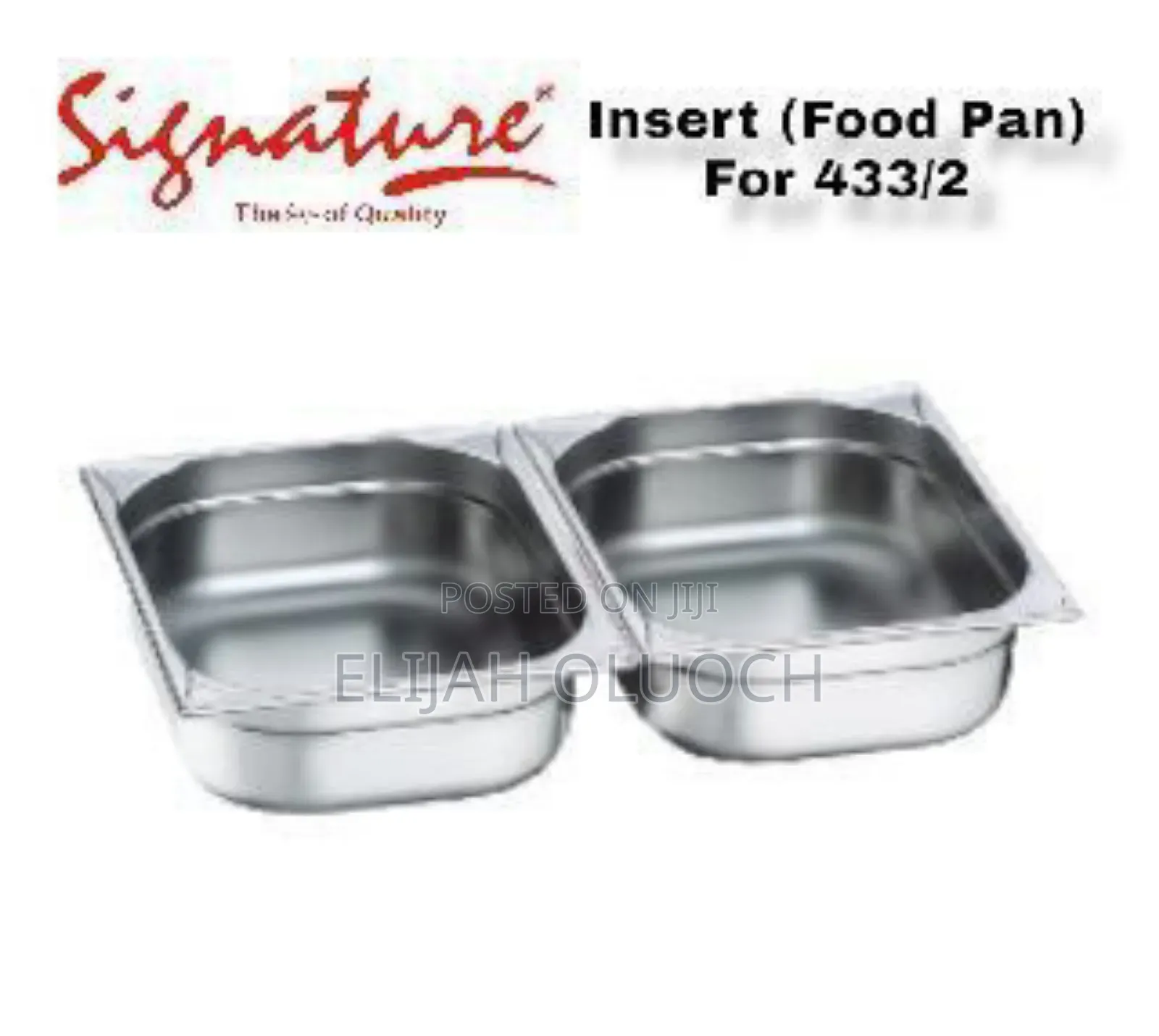 3pcs Triple Food Pan (Insert)