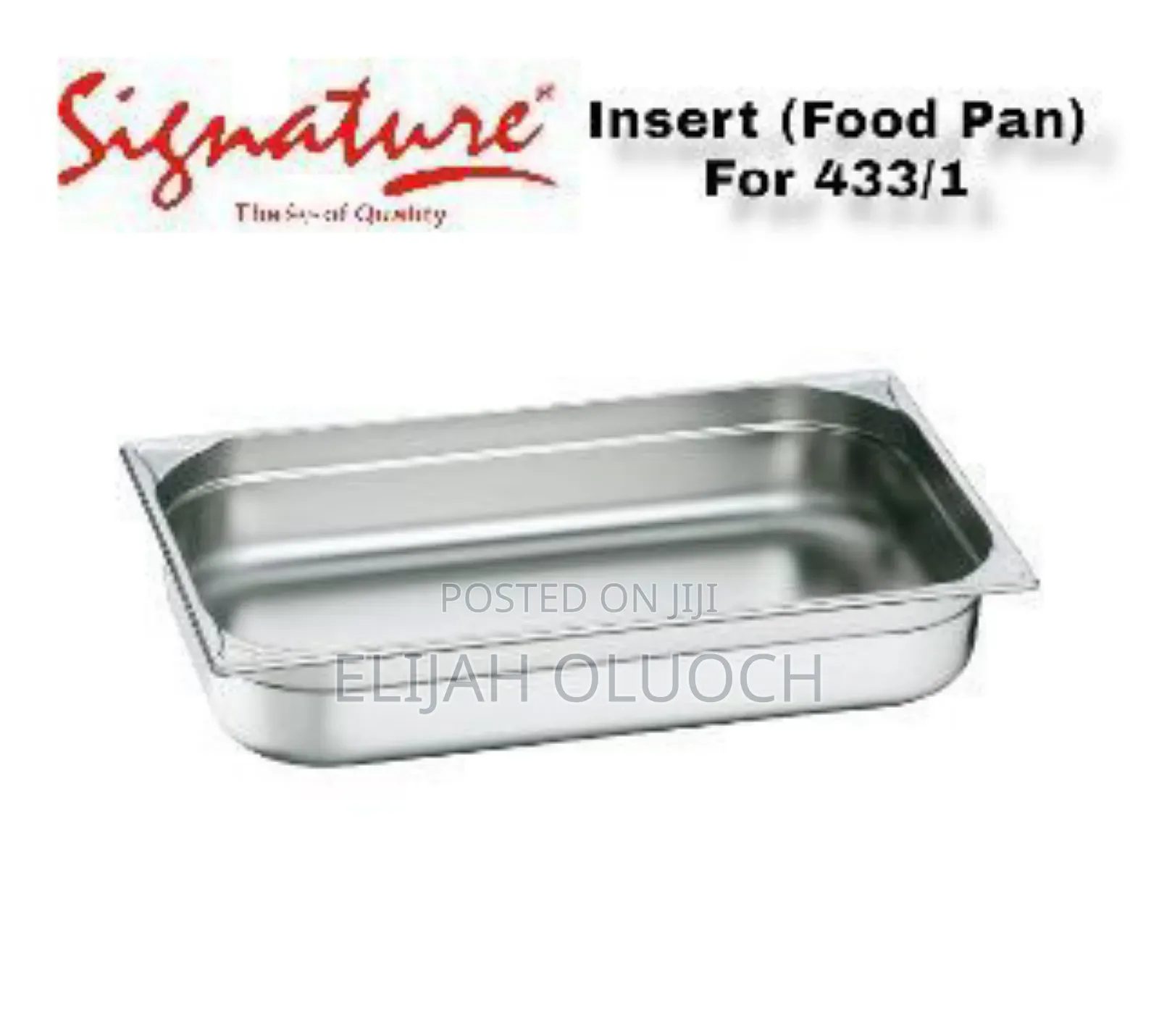 3pcs Triple Food Pan (Insert)