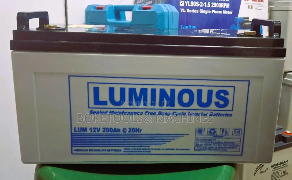Luminous 200ah 12volts Gel Battery