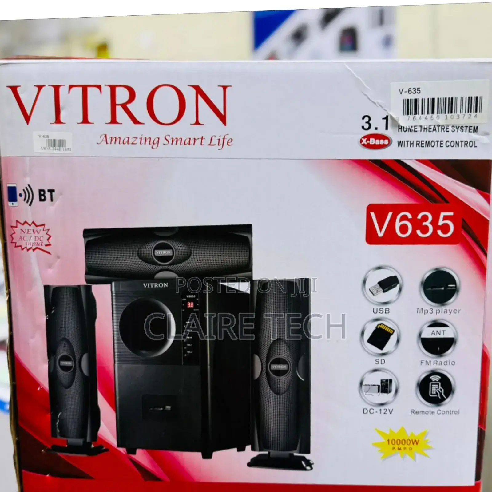 Vitron V635 3.1CH Home Theater System 10000watts