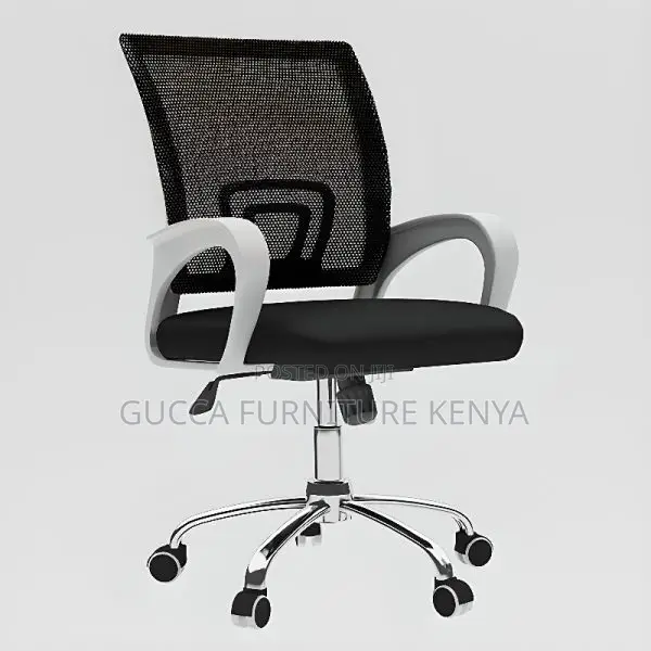 Office Chairs: Black Comfy Clerical Mesh Office Chair