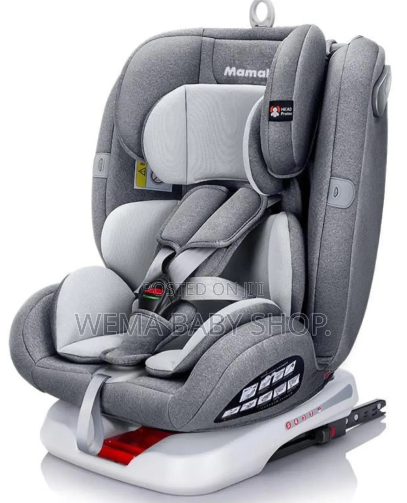 Mamakids Isofix Safety Carseat With 360 Degree Rotation