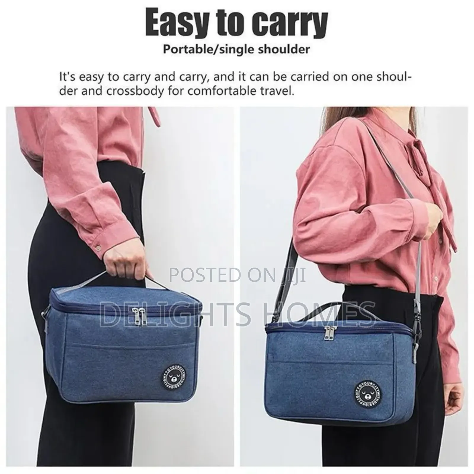 Portable Thermal Insulated Waterproof Lunch Bag.