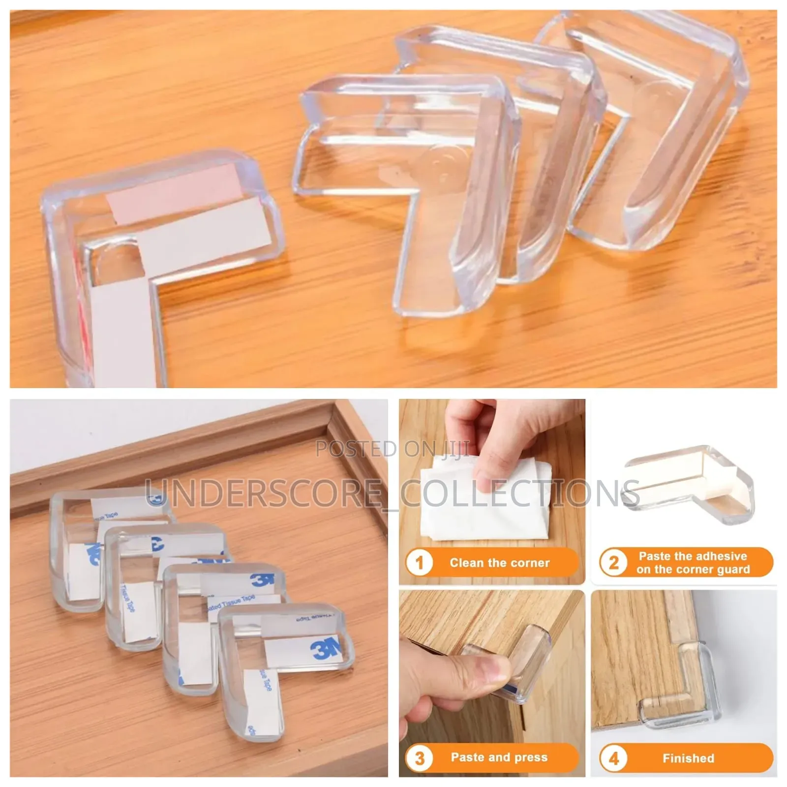 4 PCS Silicone Corner Protector.